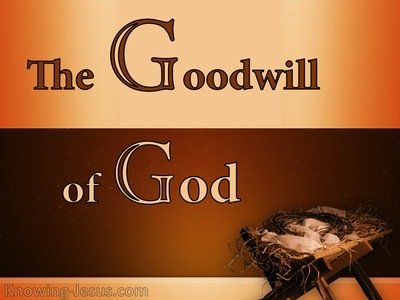 The Goodwill of God - Perfect MAN Eternal SON (4)